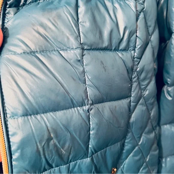 Michael Kors Peacock Blue Down Jacket size M - Picture 6 of 9